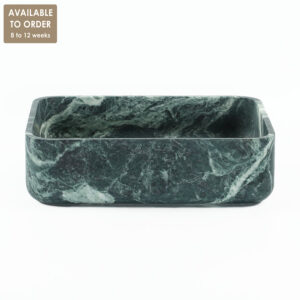 Verde Tinus Marble Rectangular Honed Basin SS37