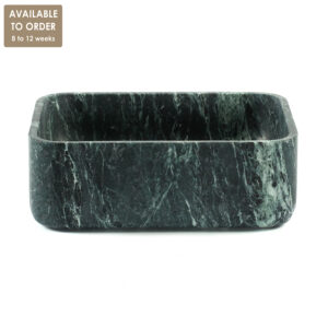 Verde Tinus Marble Rectangular Honed Basin SS46