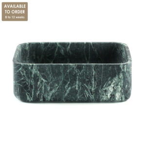 Verde Tinus Marble Rectangular Honed Basin SS47