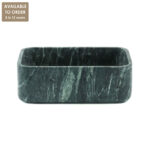 Verde Tinus Marble Rectangular Honed Basin SS49