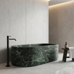 Verde Tinus Marble Honed Bathtub