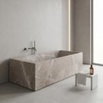 Senorita Grigio Marble Honed Bathtub