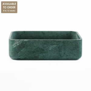 Verde Green Marble Honed Rectangular Basin SS31
