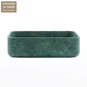 Verde Green Marble Honed Rectangular Basin SS33