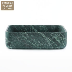 Verde Tinus Marble Rectangular Honed Basin SS38