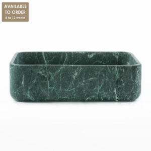 Verde Tinus Marble Rectangular Honed Basin SS40