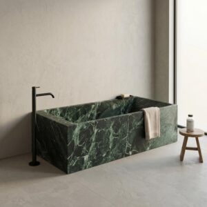 Verde Tinus Marble Honed Bathtub