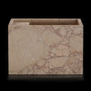 Blush Breccia Pernice Marble Honed Wall Mounted Basin 2204