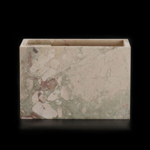 Breccia Rose Marble Honed Wall Mounted Basin 2201