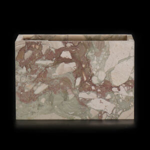 Breccia Rose Marble Honed Wall Mounted Basin 2203