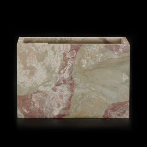 Breccia Rose Marble Honed Wall Mounted Basin 2204