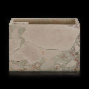 Breccia Rose Marble Honed Wall Mounted Basin 2206
