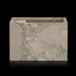 Breccia Rose Marble Honed Wall Mounted Basin 2207