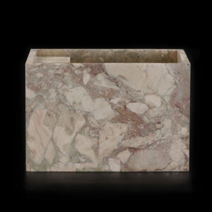 Breccia Rose Marble Honed Wall Mounted Basin 2208