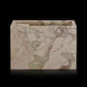 Breccia Rose Marble Honed Wall Mounted Basin 2209