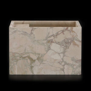 Breccia Rose Marble Honed Wall Mounted Basin 2210