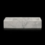 Carrara Marble Honed Wall Mounted Basin 2207