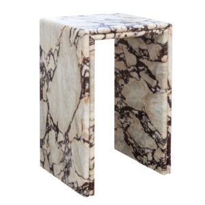 Calacatta Viola Marble Double Bullnose Coffee Table (MH4)
