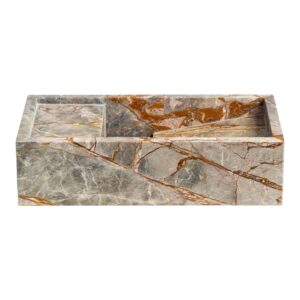 Roma Grey Marble Honed Wall Mounted Basin (MH2)
