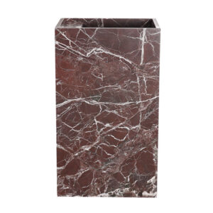 Rosso Levanto Rectangular Marble Honed Freestanding Basin 2216