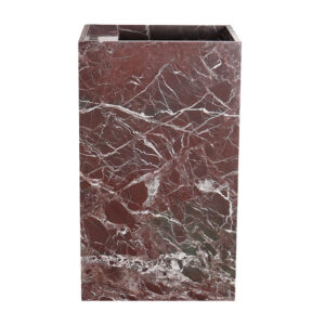 Rosso Levanto Rectangular Marble Honed Freestanding Basin 2218