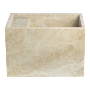 Taj Mahal Quartzite Honed Wall Mounted Basin (MH5)