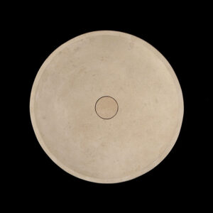 Travertine Classico Light Round Honed Basin 2219