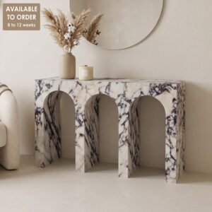 Calacatta Viola Marble Arcadia Console