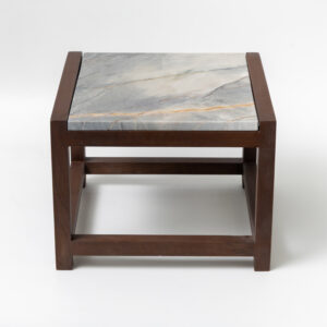 Infinity Blue Quartzite | Timber Framed Side Table