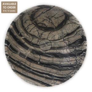 Jurassic Marble Round Honed Basin SS01
