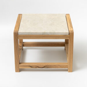 Taj Mahal Quartzite | Timber Framed Side Table