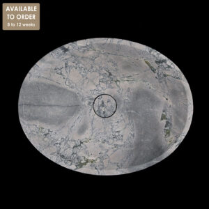 Atlantic Granite Honed Oval Stone Bowl SS09