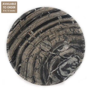 Jurassic Marble Round Honed Basin SS02