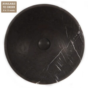 Pietra Grey Limestone Round Honed Stone Bowl SS02