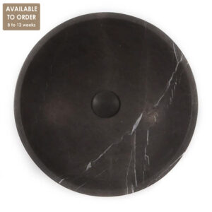 Pietra Grey Limestone Round Honed Stone Bowl SS03