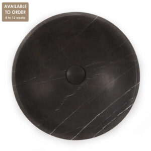 Pietra Grey Limestone Round Honed Stone Bowl SS05