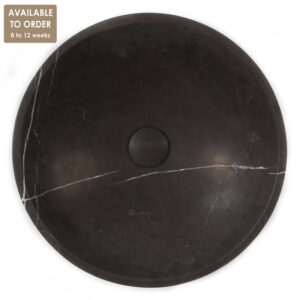 Pietra Grey Limestone Round Honed Stone Bowl SS08