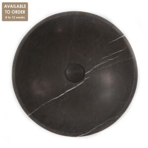 Pietra Grey Limestone Round Honed Stone Bowl SS09